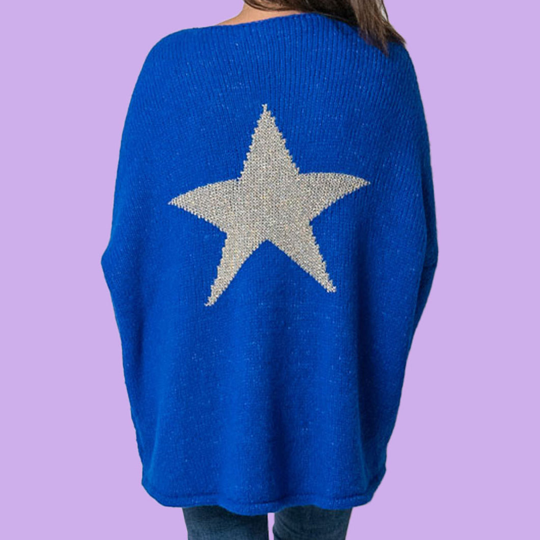 Hi Lo Jumper with Large Star detail on back