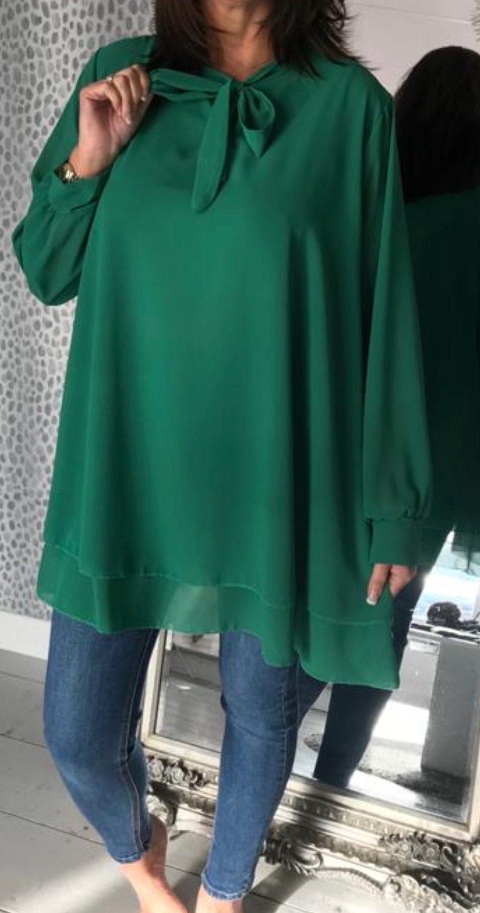 Layered Chiffon Tunic