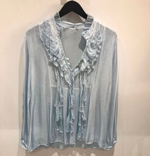 Load image into Gallery viewer, Silk Frill Blouse
