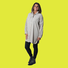 Load image into Gallery viewer, Oversized Needlecord Shirt in Creamish
